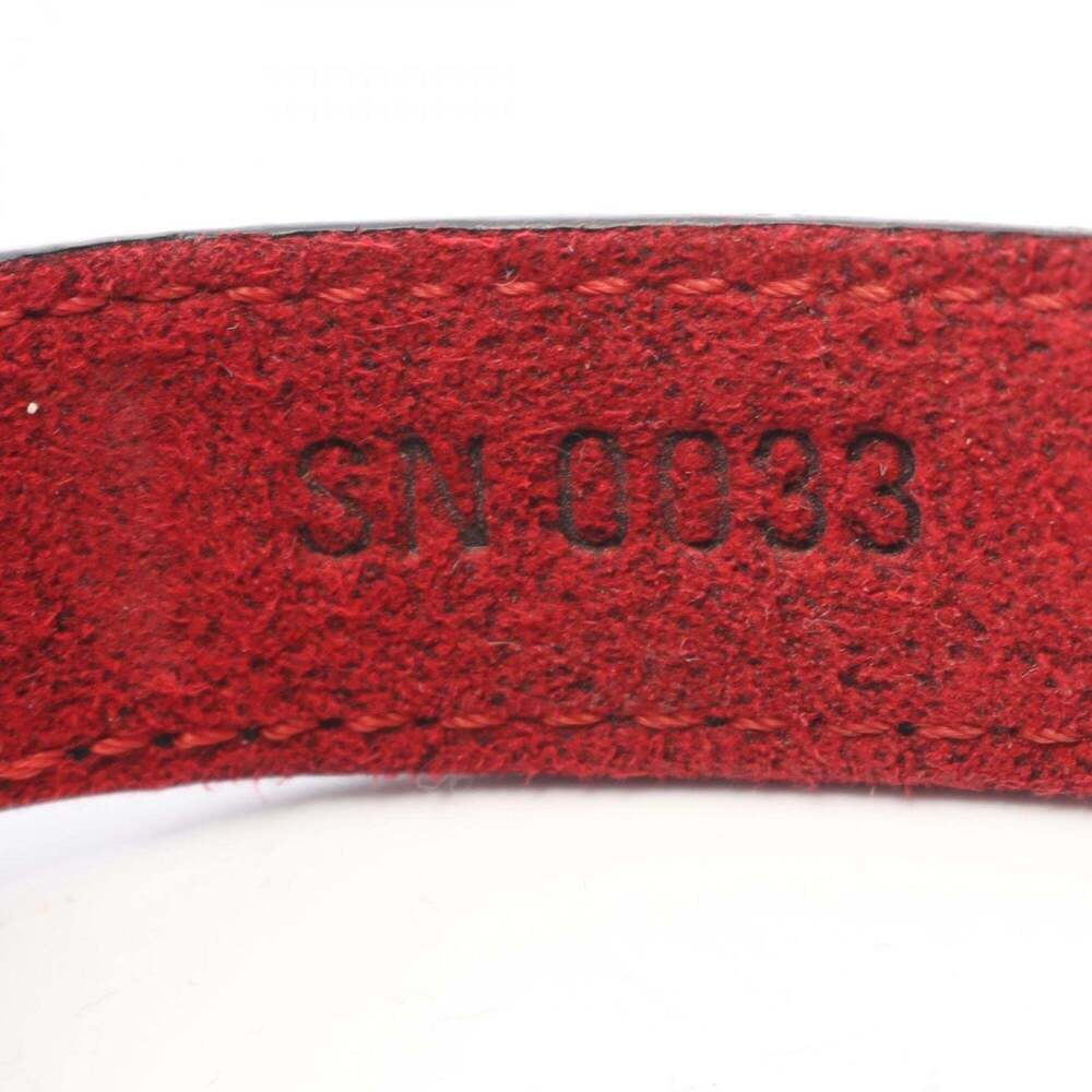 LOUIS VUITTON Black Leather Charm Bracelet - Picture 5 of 9